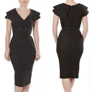 Bettie Page by Tatyana Secretary Pencil Dress